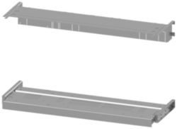 mounting plate 3WA size 3, 3 or 4-pole, H: 550 mm W: 1000 mm