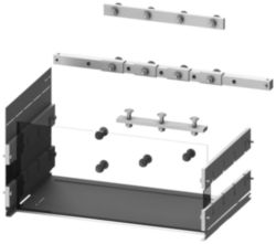 Vertical busbar connection 3WA size I (1,600 A), fixed mounting, withdrawable