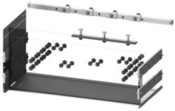 Vertical busbar connection 3WA size II (3,200 A), fixed mounting, withdrawable