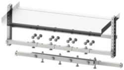 Cable connection 3WA size II, fixed mounting and withdrawable, W: 800 mm