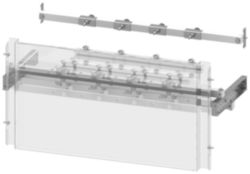 Cable connection 3WA size II, 3/4-pole, fixed mounting and withdrawable