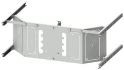 mounting plate 3VL1 (160 A), 4-pole, fixed mounting through compartment door H: 200 mm W: 600 mm