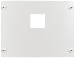 Mounting plate + front plate for HxW=400x400mm, NZM2, vertical, with r