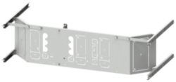 mounting plate 3VL1 (160 A) with RCD, 3 or 4-pole, fixed mounting through compartment door, H: 200 mm W: 800 mm