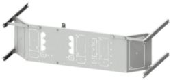 mounting plate 3VL2-3 (250 A) with RCD, 3 or 4-pole, fixed mounting through compartment door, H: 200 mm W: 800 mm