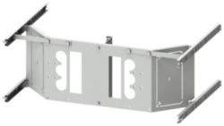 mounting plate 3VL4 (400 A), 3-pole, fixed mounting or plug-in design through compartment door, H: 200 mm W: 600 mm