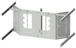 mounting plate 3VL4 (400 A), 4-pole, fixed mounting or plug-in design through compartment door, H: 250 mm W: 600 mm
