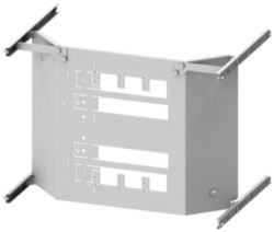 mounting plate 3VL5 (630 A), 3 or 4-pole, fixed mounting plug-in version through compartment door H: 600 mm W: 600 mm