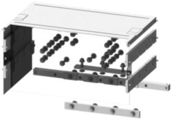 Vertical busbar connection 3WL size I (2,000 A), fixed mounting, withdrawable