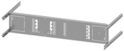 mounting plate 3VA10 (100 A), 3VA11 (160 A), 3 or 4-pole, fixed-mounted, plug-in design RCD: with, H: 150 mm W: 800 mm