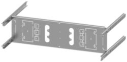 mounting plate 3VA12 (250 A), 3-pole, fixed-mounted, RCD: with, H: 150 mm W: 600 mm