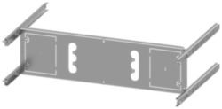 mounting plate 3VA12 (250 A), 3-pole, plug-in design, withdrawable, RCD: without, H: 150 mm W: 600 mm