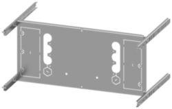 mounting plate 3VA13 (400 A), 3VA14 (630 A), 3VA23 (400 A), 3VA24 (630 A), 4-pole, plug-in design, withdrawable, RCD: without, H: 250 mm W: 600 mm