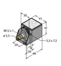 LED-machinelamp, Kubusvormige lamp voor opbouw
