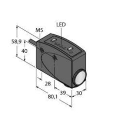 Foto-elektrische sensor, Kleurmarkeringssensor, Met schakeluitgang