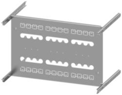 Mounting plate 3VA12 (250A), 3 or 4-pole, fixed-mounted, RCD: with, H: 350mm W: 600mm