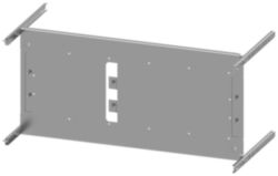 mounting plate 3VA12 (250 A), 3-pole, 8US setup, H: 350 mm W: 800 mm