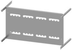 mounting plate 3VA20 (100 A), 3VA21 (160 A), 3VA22 (250 A), 4-pole, plug-in design, RCD: without, H: 450 mm W: 800 mm