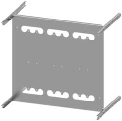 mounting plate 3VA23 (400 A), 3VA24 (630 A), 3-pole, fixed-mounted, RCD: with, H: 600 mm W: 600 mm