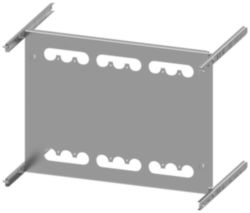 mounting plate 3VA13 (400 A), 3VA14 (630 A), 3VA23 (400 A), 3VA24 (630 A), 3-pole, plug-in design, RCD: without, H: 450 mm W: 600 mm