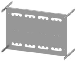 Mounting plate 3VA23 (400A), 3VA24 (630A), 3-pole, fixed-mounted, RCD: with, H: 600mm W: 800mm