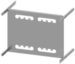 mounting plate 3VA13 (400 A), 3VA14 (630 A), 3VA23 (400 A), 3VA24 (630 A), 4-pole, plug-in design, RCD: without, H: 450 mm W: 600 mm