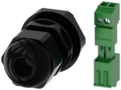 Metric M25 cable gland for AS-i, for enclosure with 4-6 command points
