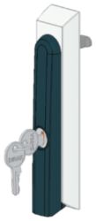 Rotary handle flat cylinder