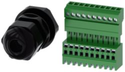 Metric M20 cable gland for IO-Link, for enclosure with 1-3 command points