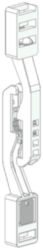 Locking system retrofit double-bit key, rotary handle
