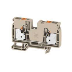 Feed-through terminal block, PUSH IN, 10 mm², 1000 V, 57 A, Number of