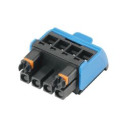 PCB plug-in connector (wire connection), Blue release lever, 5.00 mm,