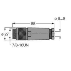 Toebehoren voor veldbussystemen, Confectioneerbare connector, Connecto