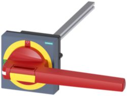 Door mounted rotary operator EMERGENCY OFF, tolerance compensation, 100x100, shaft 12x12, 0-I