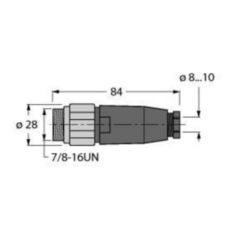 Toebehoren voor veldbussystemen, Confectioneerbare connector, Connecto