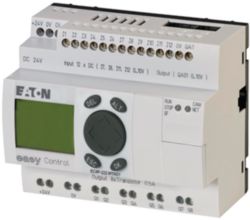 Compact PLC, 24 V DC, 12DI(of 4AI), 8DO(T), 1AO, ethernet, CAN, displa
