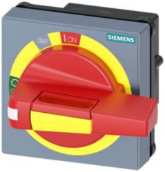 Handle with masking plate EMERGENCY STOP with tolerance compensation, accessory for: 3VA2