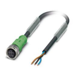 SAC-3P- 5,0-280/M12FS BK