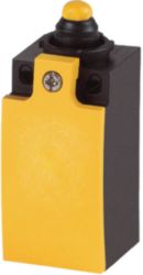 Position switch, Rounded plunger, Basic device, expandable, 1 N/O, 1 NC, Cage Clamp, Yellow, Insulated material, -25 - +70 °C