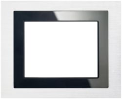 GAMMA instabus Design frame for Touch Panel Stainless steel design