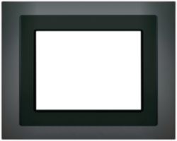 GAMMA instabus Design frame for Touch Panel Glass black