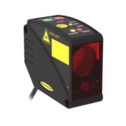 Foto-elektrische sensor, Diffuse lasersensor (looptijdmeting), Met sch