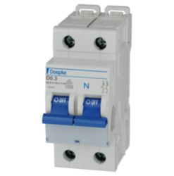 Miniature circuit-breakers 1-pole+N, D-Char, 230 V/0.3 A AC, 60 V/0.3 A DC, 10 kA