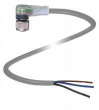 ACODADO, MACHO, CON 2M CABLE, CON 2 LED,