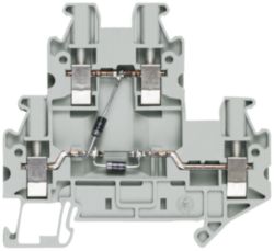 Two-tier diode terminal with screw terminal Terminal size 2.5 mm2 Term