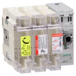 TeSys GS - Zekeringlastscheider - 3P(3M) - 100A - NFC 22x58mm