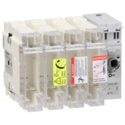 TeSys GS - Zekeringlastscheider - 3P+N(4M) - 125A - NFC 22x58mm
