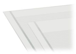 Marking strips as a DIN A4 sheet MARKED white