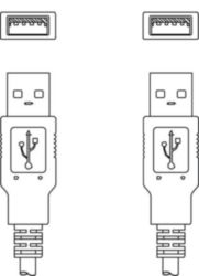 Verbindingskabel KB USB A - USB A