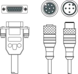 Aansluitkabel KB M12A-8P-PC-IO-3000